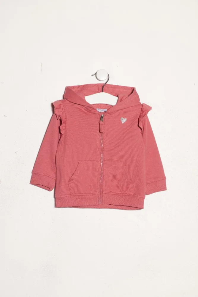 Gilet zippé - fille 0-36mois