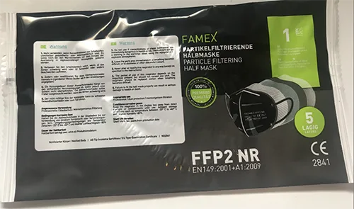Particle filter mask