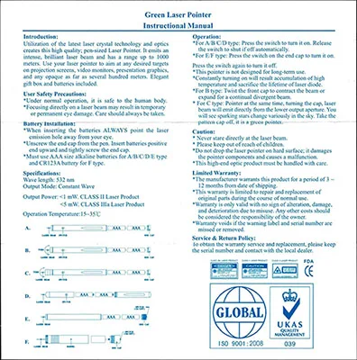 Laser pointer