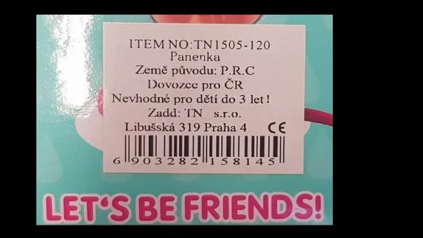 Plastic doll set