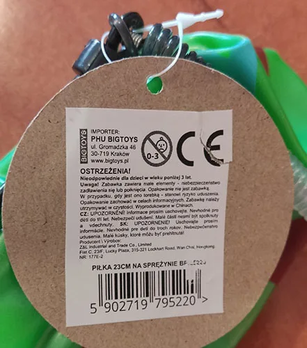 Plastic ball