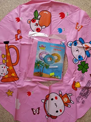 Inflatable baby swimming float