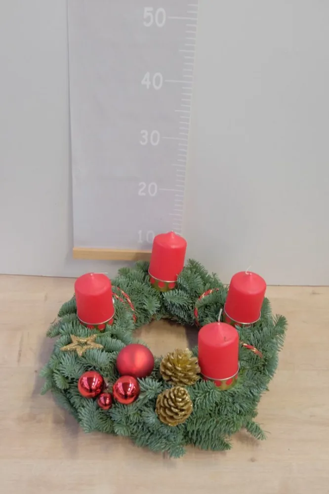 Décoration de noël et couronnes de l'avent