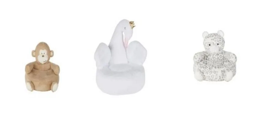 Fauteuil dino / fauteuil koala / fauteuil safari / fauteuil renard / fauteuil monkey / fauteuil cygne / fauteuil leopard