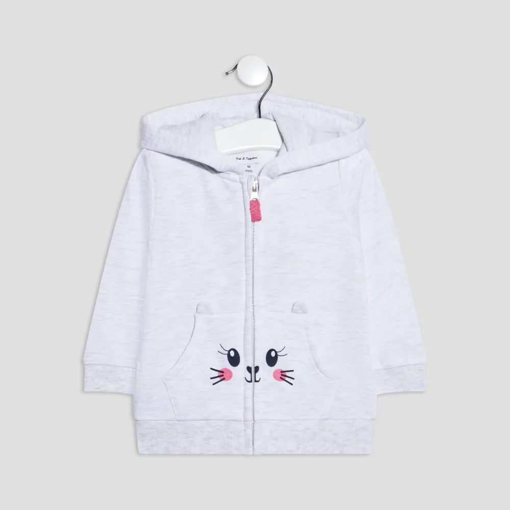 Gilet zippé - fille 0-36 mois