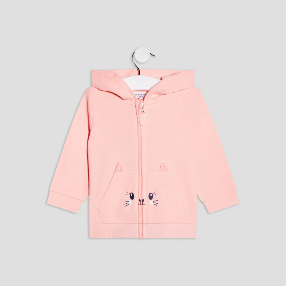 Gilet zippé - fille 0-36 mois