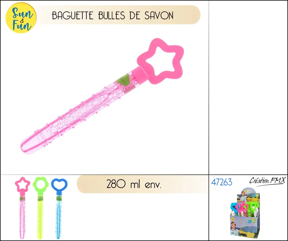 Baguette bulles de savon