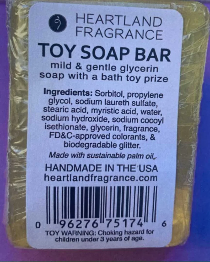 Toy soap bar