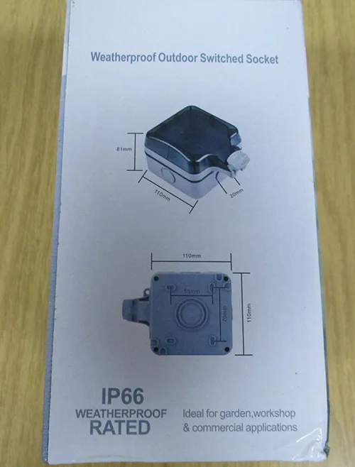 Waterproof Outdoor Socket
