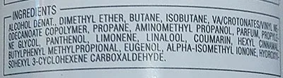 Hair fixing spray
