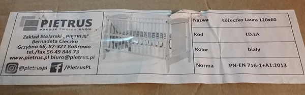 Children's cot