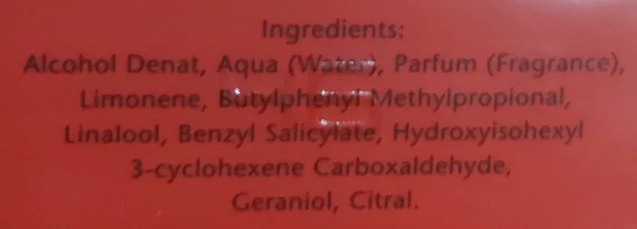 Eau de toilette