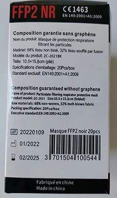 Particle filter mask