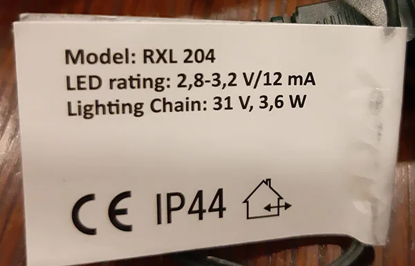 Lighting chain