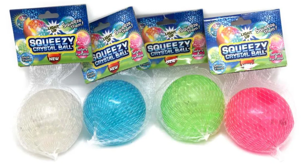 Squeezy crystal ball