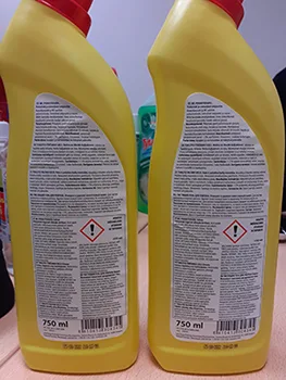 Toilet cleaning gel