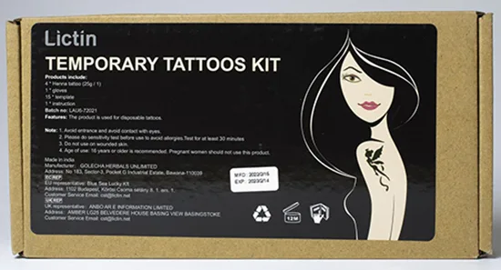 Temporary tattoo