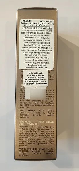After shave balsam