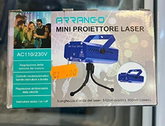 Outdoor laser projector