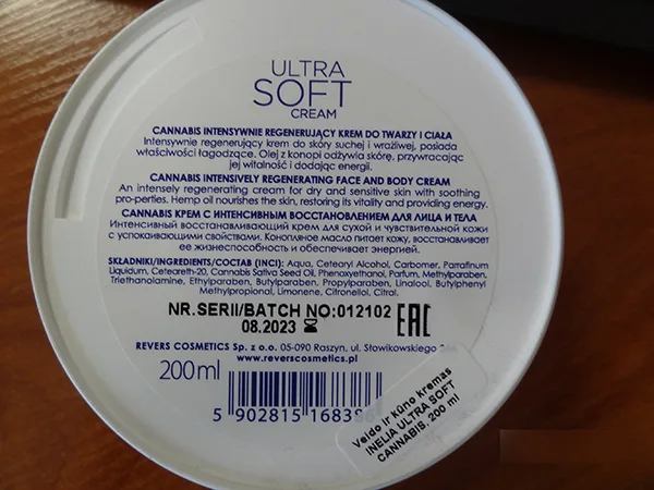 Face and body cream