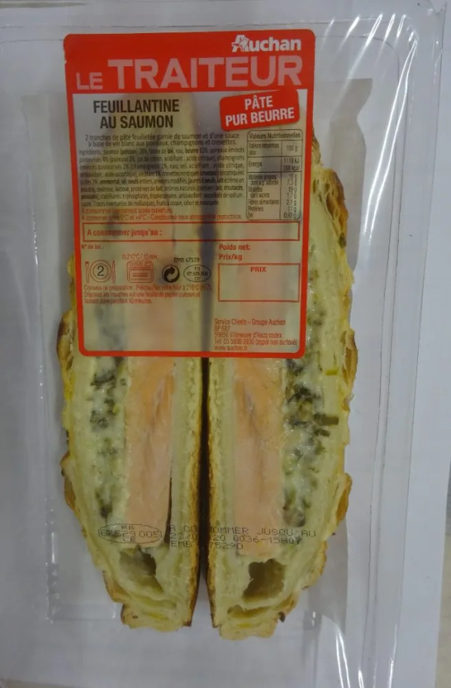 Feuillantine au saumon