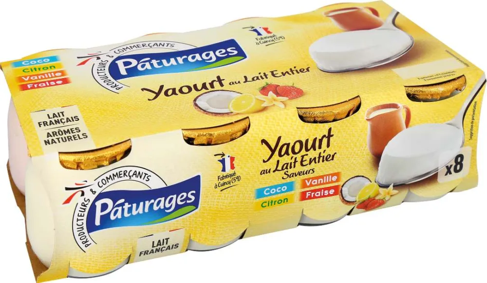 Yaourt pot verre