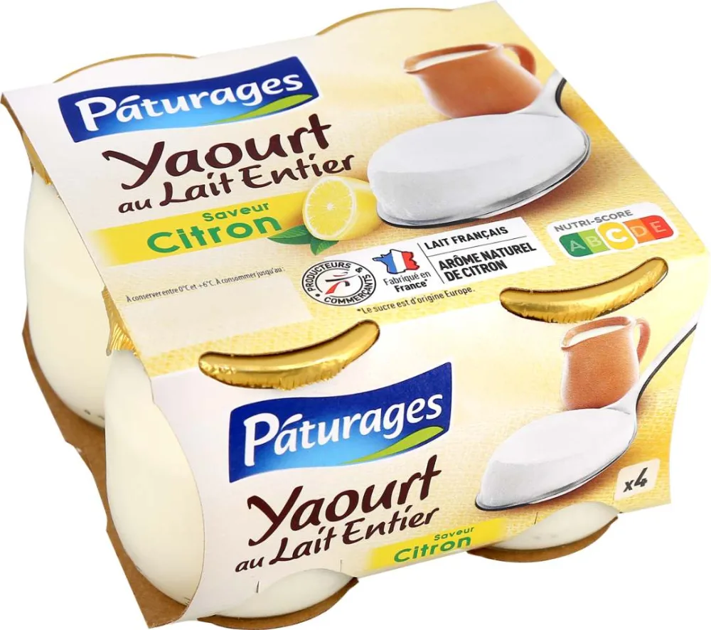 Yaourts pot verre