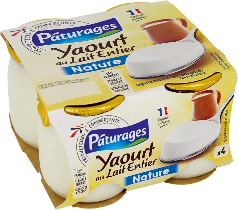 Yaourts pot verre