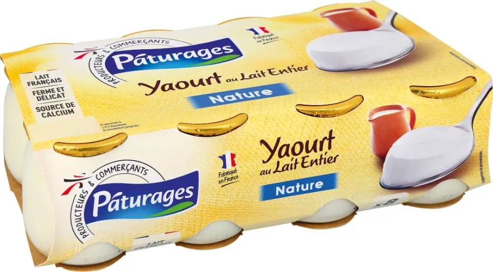 Yaourts pot verre