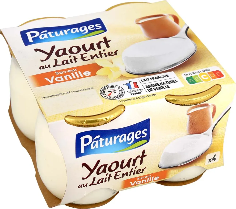 Yaourts pot verre