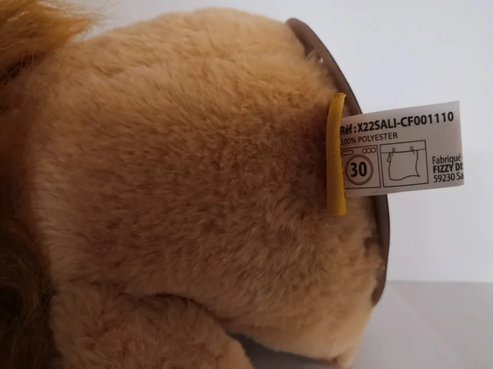 Peluche safari animal lion