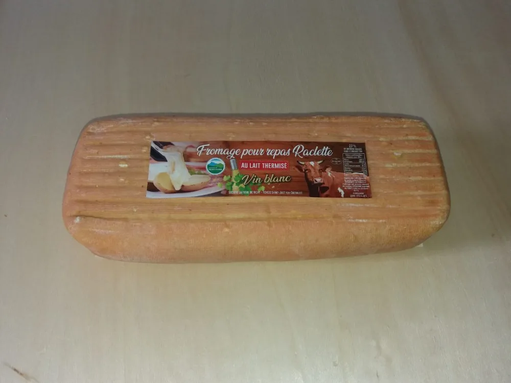 Fromage pour repas raclette 2kg au lait de vache thermisé