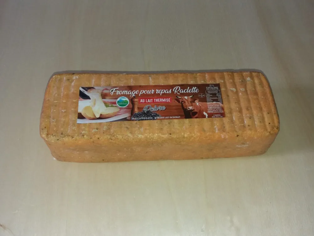 Fromage pour repas raclette 2kg au lait de vache thermisé