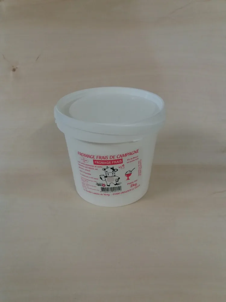 Fromage frais de campagne au lait de vache pasteurisé