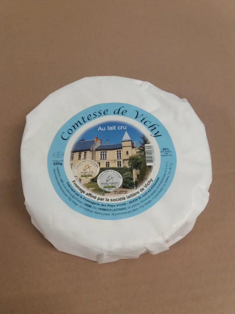 Comtesse de vichy 550g lait cru