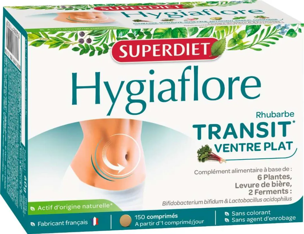 Hygiaflore transit 150 comprimes