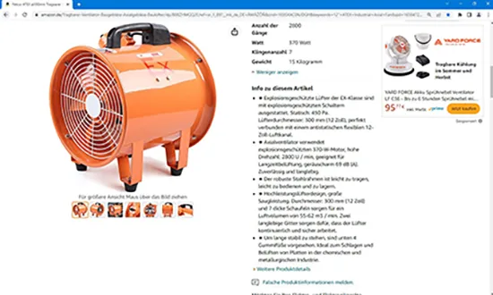 Portable fan