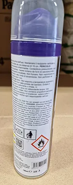 Deodorant spray