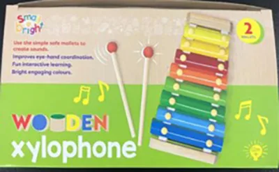 Wooden xylophone