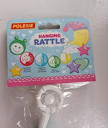 Plastic rattle