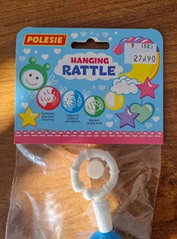 Plastic rattle