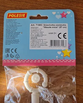Plastic rattle