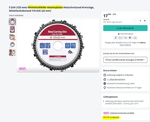 Circular saw blade