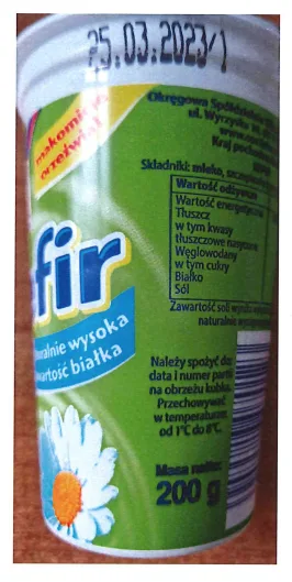 Kefir 200 g, OSM Łobżenica