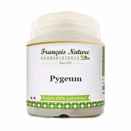 Pygeum africanum ecorce en gélule et en pot de poudre