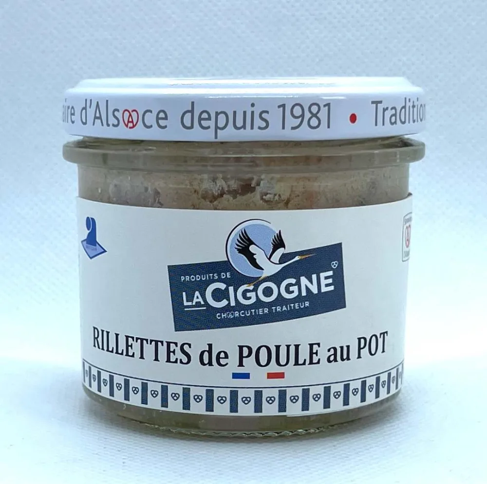 Rillettes de poule au pot 100g