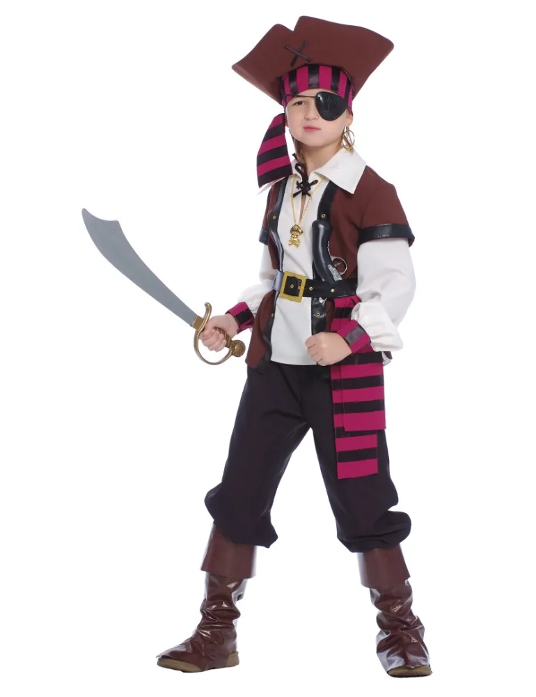 Déguisement pirate des 7 mers fille et garçon