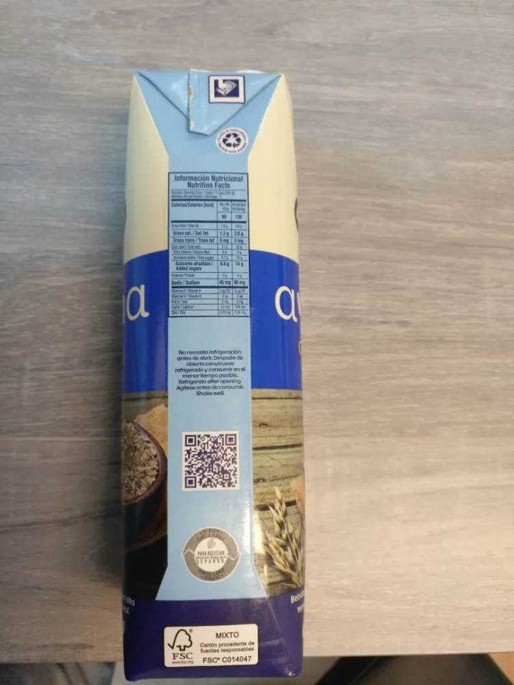 Alpina bebida de avena