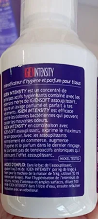 Laundry hygiene and fragrance liquid