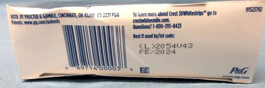 Teeth whitening strips